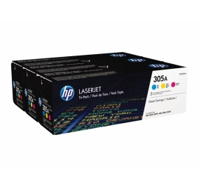 HP Conf. 3 Toner 305A ciano+magenta+giallo CF370AM