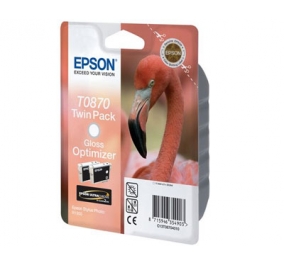 Epson Conf. 2 cartucce inkjet Gloss Optimizer blister RS+RF T0870 C13T08704020