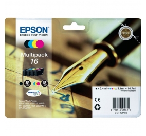 Epson Multipack cartucce inkjet Penna e Cruciverba 16 nero+ciano+magenta+giallo C13T16264510