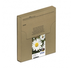 Epson Conf. 4 cartucce inkjet Margherite Claria Home Ink 18 nero+ciano+magenta+giallo C13T18064510