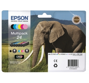 Epson Multipack cartucce inkjet Elefante 24 6 colori C13T24284510