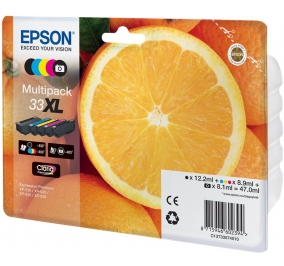 Epson Conf. 4 cartucce inkjet alta capacit Arance T33XL n+c+m+g C13T33574011