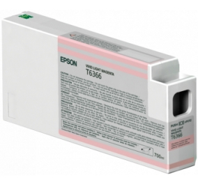 Epson Cartuccia inkjet alta capacit ink pigmentato Ultrachrome HDR T6366 magenta chiaro vivido C13T636600