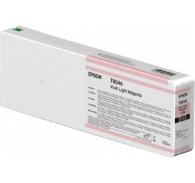 Epson Cartuccia inkjet alta capacit Ultrachrome HDX/HD T8046 magenta chiaro vivido C13T804600
