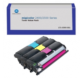 Konica-Minolta Conf. 3 Toner ciano+magenta+giallo A00W012
