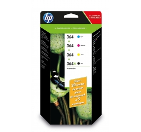 HP Combo pack Cartuccia inkjet 364 nero+ciano+magenta+giallo C2P80AE