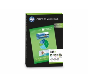 HP Conf. 3 cartucce inkjet alta capacit 935XL Value Pack c+m+g F6U78AE