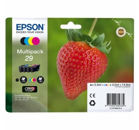 Epson Multipack cartucce inkjet Fragola 29 nero+ciano+magenta+giallo C13T29864511