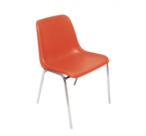 SEDIA ATTESA ESSE ROSSO SENZA BRACCIOLI Colore Rosso