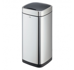 CESTINO NO TOUCH LT.35 CM 30,5X30,5X69 H ACCIAIO