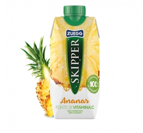 SUCCO SKIPPER GUSTO ANANAS BRICK 330ML ZUEGG