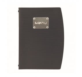 PORTAMENU' A5-18X23,5CM NERO RIO CON 1 INSERTO DOPPIO Colore nero