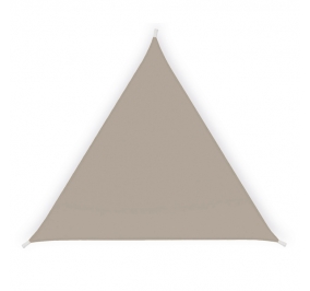 TENDA A VELA OMBREGGIANTE TRIANGOLARE 5M TORTORA Colore tortora