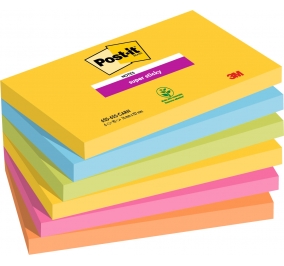 FOGLIETTI POST-IT�  COLORI CARNIVAL 655-6SS-CARN MM 76X127