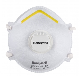 FACCIALE FILTRANTE HONEYWELL 5186 CON VALVOLA FFP1 NR DCF.20