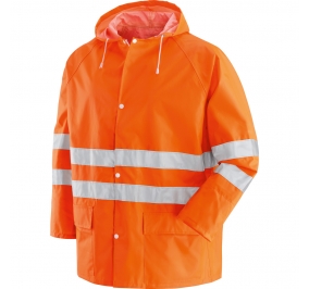 COMPLETO GIACCA E PANTALONE BREMA ALTA VISIBILIT� IN TESSUTO POLIESTERE/PVC.  270 G/M2, TG.M ARANCIO Colore Arancio