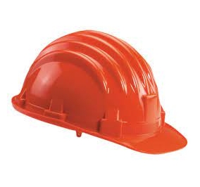 ELMETTO ADAMELLO IN POLIETILENE HD REGOLABILE FASCIA PARASUDORE ARANCIONE Colore Arancione