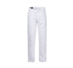 PANTALONE SERIOPLUS STRETCH 97% COTONE 3%SPANDEX PESO 280 GR. TG.XL BIANCO Colore Bianco