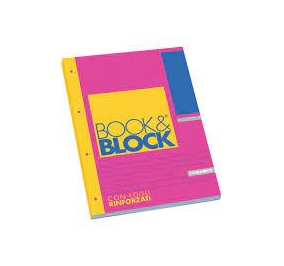 BLOCCO APPUNTI BOOK&BLOCK A4 RIGHATURA OQ