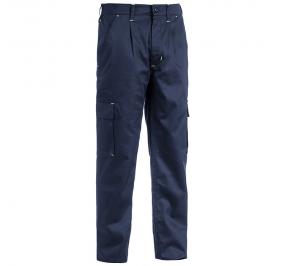 PANTALONE ENERGY STRETCH 65% POLIESTERE, 32% COTONE,3% ELASTAM, 240 G/M3 TG.L BLU Colore Blu