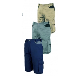 BERMUDA STRETCH 260 G/M2, 97% COTONE, 3% SPANDEX TG.XL BLU Colore Blu