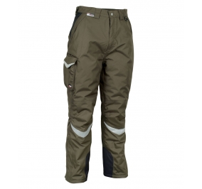 PANTALONE FROZEN 100% POLIESTERE SPALMATO POLIURETANO,  GRAMMATURA: 200 G/M� TG.54 FANGO/NERO Colore fango/nero 03