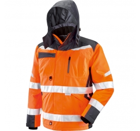 GIACCONE IMBOTTITO TRIPLO USO CISA ALTA VISIBILIT� IN POLIESTERE OXFORD/PU.TG.L ARANCIO Colore Arancio