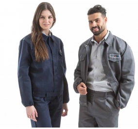 GIUBBINO LINEA CLASSIC TESSUTO DA 260 GR/MQ.TG.58 BLU NAVY Colore Blu Navy
