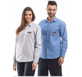 CAMICIA LINEA CLASSIC TESSUTO DA 175 GR/MQ.TG.XXXL AZZURRO Colore Azzurro