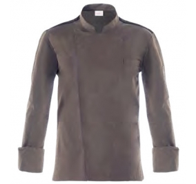GIACCA CHEF RAUL 65% POLIESTERE 35% COTONE PESO 200 G/M�. TG.XL TORTORA Colore Tortora
