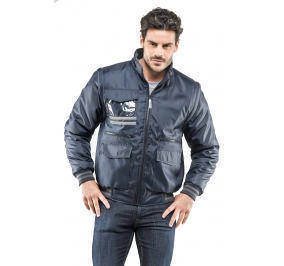 GIUBBINO MASTER QUICK 100% POLIESTERE SPALMATO PU, INTERNO IN PILE: 200 G/M2.TG.L BLU Colore Blu