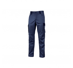 PANTALONE CRAZY  64% POLYESTER ? 34% COTTON ? 2% ELASTANE TG.XXL BLU Colore Blu