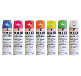 TRACCIATORE DA CANTIERE TRIG A CAP Colore Rosso fluo