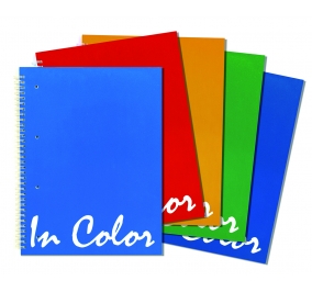 BLOCCHI SPIRALATI IN COPERTINA IN CARTONCINO Colore 5 colori assortiti