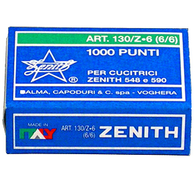 PUNTI CUCITRICE ZENITH 130/Z6 CF.1000