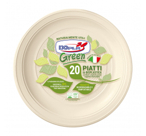 PIATTI FRUTTA MATER-BI DOPLA