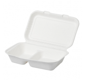 CONTENITORI MENU BOX S/2 IN POLPA DI CELLULOSA
