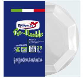 PIATTI PIANI PS REUSE DOPLA