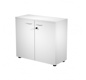 ARMADI ANTE BATTENTI IN MELAMINICO CM.90X46X85H BIANCO Colore BIANCO