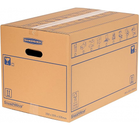 SCATOLA TRASLOCHI SMOOTHMOVE SENZA CHIUSURA SICUREZZA CM.35X25X55