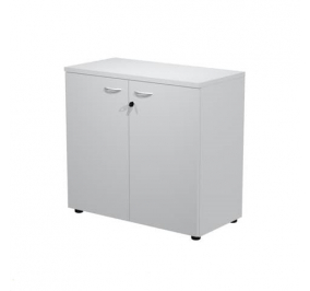 ARMADI ANTE BATTENTI IN MELAMINICO CM.90X46X85H GRIGIO Colore GRIGIO