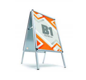 CAVALLETTO BIFACCIALE CON CORNICI A SCATTO CM.50X70