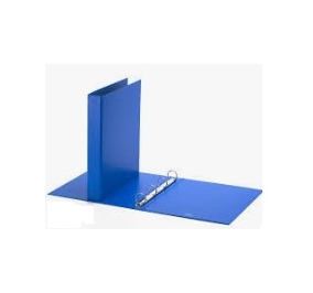 COPERTINA ANELLI IN LINEA A4 4D DORSO 40 FLUO AZZURRO Colore Azzurro