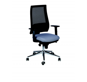 SEDUTE INLINEA TENDECE 400 Misure cm 102/120Hx68Px45L Modello Rete nera/Tessuto IN LINEA