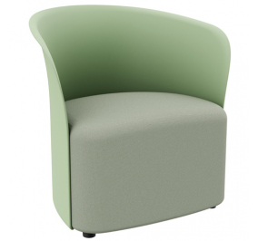 Poltrona Crown Verde Misure L69 x P63,5 x H69cm PAPERFLOW Colore Verde