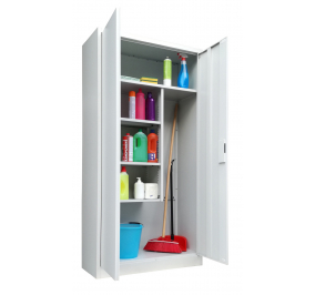 ARMADI IN METALLO CON VANO PORTA SCOPE Grigio Misure cm 90x41x181,5H Descrizione 2 ante BERTESI Colore Grigio