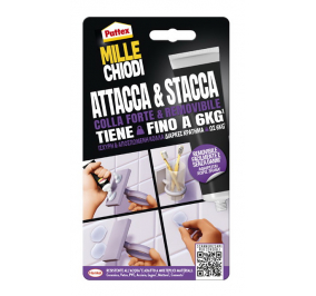 MILLECHIODI ATTACCA & STACCA Descrizione Tubetto g 44 PATTEX