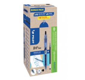 PENNA A SFERA B2P 1,6 ECOBALL CF.10+SET3 REFIL Blu PILOT Colore Blu