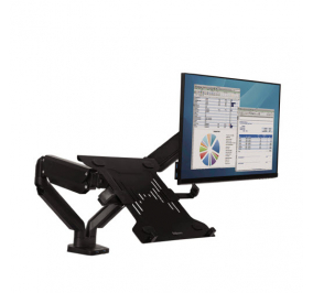 BRACCIO MONITOR ORIZONTALE DOPPIO PLATINUM SERIES Nero Descrizione Supporto laptop FELLOWES Colore Nero