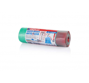 SACCHI PER RACCOLTA DIFFERENZIATA 40 LITRI CON MANIGLIE-  cm 55x65 17 &mu;m-  Verde